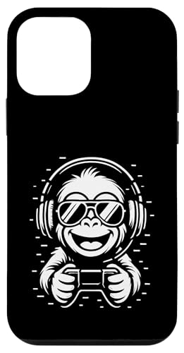 Cooler Gaming Affe mit Kopfhörer Musik und Controller Hülle für iPhone 12 mini Cooler Gaming Affe mit Kopfhörer Musik und Controller Hülle für iPhone 12 mini von Monkey DJ By GTSTDesign Store