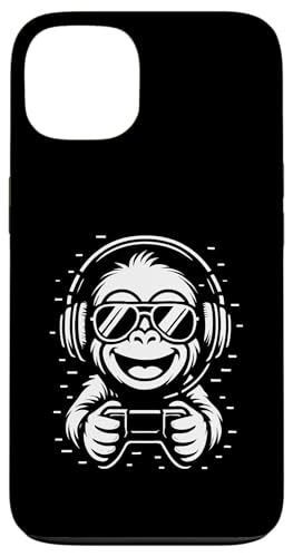 Cooler Gaming Affe mit Kopfhörer Musik und Controller Hülle für iPhone 13 Cooler Gaming Affe mit Kopfhörer Musik und Controller Hülle für iPhone 13 von Monkey DJ By GTSTDesign Store