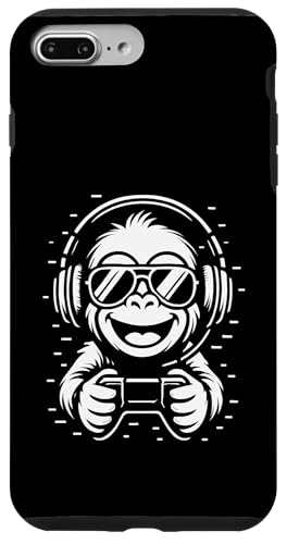 Cooler Gaming Affe mit Kopfhörer Musik und Controller Hülle für iPhone 7 Plus/8 Plus Cooler Gaming Affe mit Kopfhörer Musik und Controller Hülle für iPhone 7 Plus/8 Plus von Monkey DJ By GTSTDesign Store