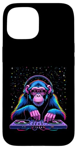 Monkey DJ Sonnenbrille Holiday Music Fan Natur Monkey Hülle für iPhone 15 Monkey DJ Sonnenbrille Holiday Music Fan Natur Monkey Hülle für iPhone 15 von Monkey DJ By GTSTDesign Store