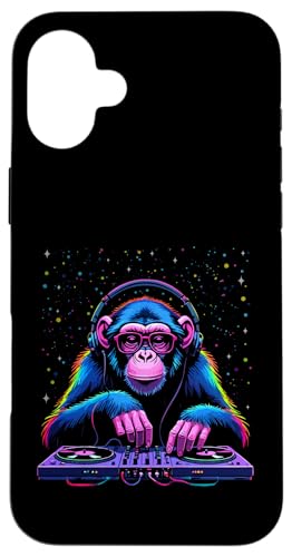 Monkey DJ Sonnenbrille Holiday Music Fan Natur Monkey Hülle für iPhone 16 Plus Monkey DJ Sonnenbrille Holiday Music Fan Natur Monkey Hülle für iPhone 16 Plus von Monkey DJ By GTSTDesign Store