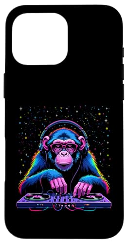 Monkey DJ Sonnenbrille Holiday Music Fan Natur Monkey Hülle für iPhone 16 Pro Max Monkey DJ Sonnenbrille Holiday Music Fan Natur Monkey Hülle für iPhone 16 Pro Max von Monkey DJ By GTSTDesign Store