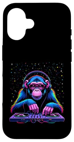 Monkey DJ Sonnenbrille Holiday Music Fan Natur Monkey Hülle für iPhone 16 Monkey DJ Sonnenbrille Holiday Music Fan Natur Monkey Hülle für iPhone 16 von Monkey DJ By GTSTDesign Store