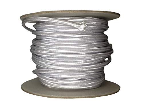 Dekoratives Textilkabel, 2 x 0,75 mm, Silber, 25 m. Ideal für die Beleuchtung und Verschönerung von Räumen mit Stil, kombiniert Qualität und Design in einem Produkt für Ihr Zuhause oder Büro. Dekoratives Textilkabel, 2 x 0,75 mm, Silber, 25 m. Ideal für die Beleuchtung und Verschönerung von Räumen mit Stil, kombiniert Qualität und Design in einem Produkt für Ihr Zuhause oder Büro. von Monkey Ladder