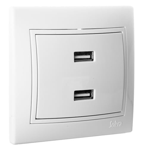 Elektrische Mechanismen - Europa-Serie - ERP2USBU Dual USB Ladegerät 2 x 2,1 A, Weiß Elektrische Mechanismen - Europa-Serie - ERP2USBU Dual USB Ladegerät 2 x 2,1 A, Weiß von Monkey Ladder