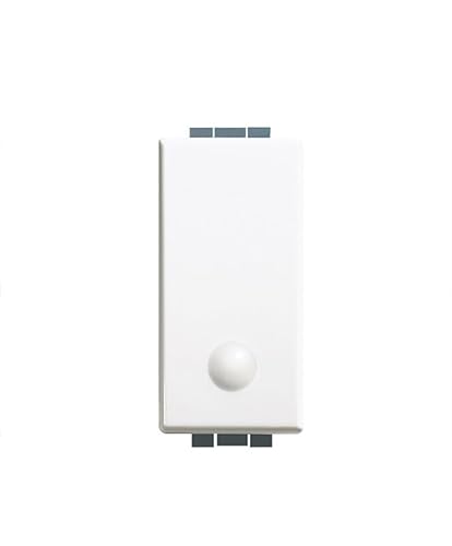 Elektrische Mechanismen - Serie Luna - C4003L - Schalter, 1 Modul, 16 A, Weiß von Monkey Ladder