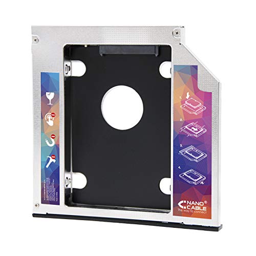 Monkey Ladder Adapter für 9,5-mm-Festplatte auf 12,7 mm optisches Laufwerk (Zubehör zum Installieren Einer zweiten Festplatte oder SSD auf einem Notebook) von Monkey Ladder