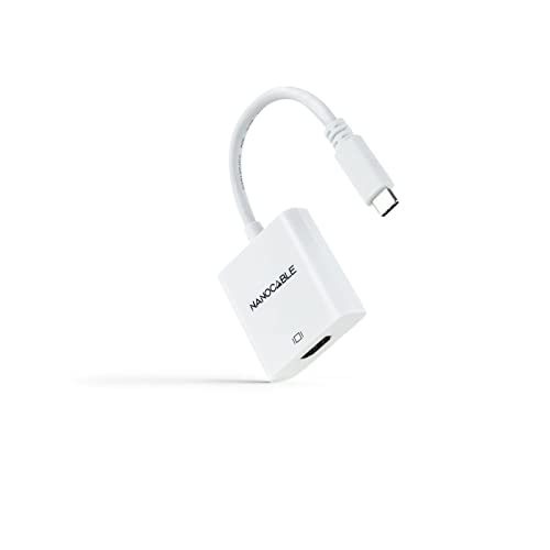 Monkey Ladder USB-C auf HDMI 4K Konverter (USB-C/M-HDMI/H), Weiß von Monkey Ladder