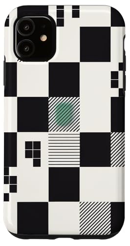 Musterblöcke Quadrate Geometrisch Abstrakt Minimal Hülle für iPhone 11 von Monochrome