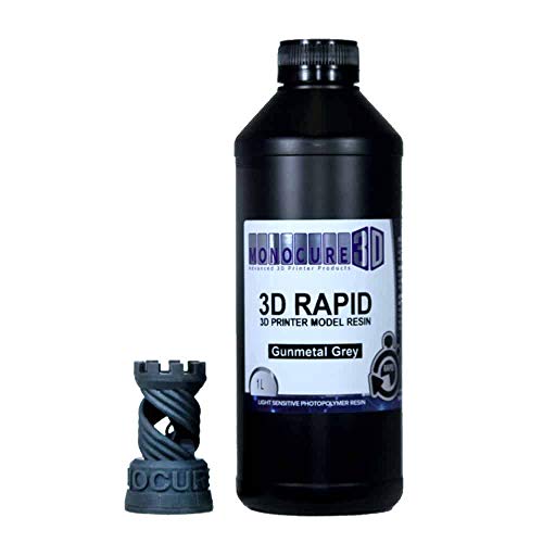 Monocure3D 3DR-3590GM-01B Rapid Resin, Kunstharz, 1l, Gunmetal Grey von Monocure3D