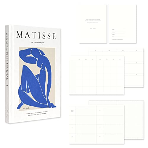 Monolike Hardcover Henri Matisse Tagebuch, HENRI MATISSE JOURNAL Ⅰ - Akademischer Planer Wochen- und Monatsplaner von Monolike