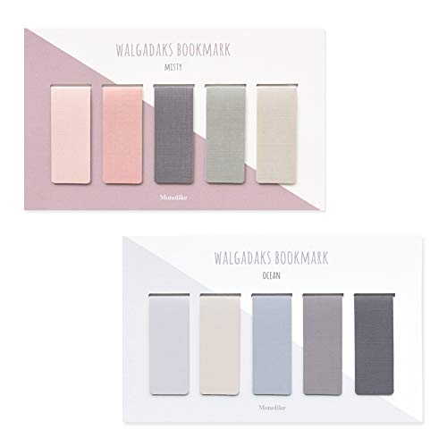 Monolike Magnetic Bookmarks Misty + Ocean, 10 Pieces Monolike Magnetic Bookmarks Misty + Ocean, 10 Pieces von Monolike
