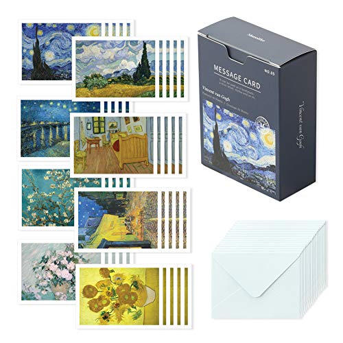 Monolike Message Gogh Karte – Mix 40 Mini-Postkarten, 20 Umschläge Monolike Message Gogh Karte – Mix 40 Mini-Postkarten, 20 Umschläge von Monolike