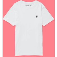 Monopoly Mr Monopoly Embroidered T-Shirt - White - L - Weiß von Monopoly