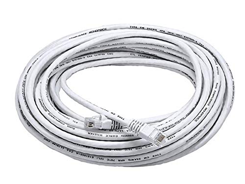 Monoprice 100145 Ethernet-Netzwerk-Patchkabel, Cat5e, 24 AWG, UTP, 15,2 m, Weiß von Monoprice