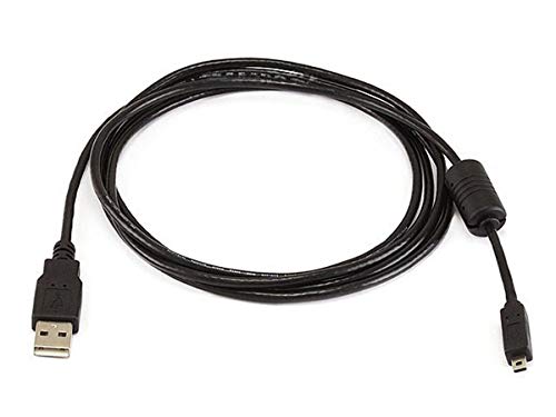 Monoprice 102735 USB-Kabel (A auf Mini-B, 8-polig, mit Ferriten, für Pentax/Panasonic/Nikon Digitalkamera von Monoprice
