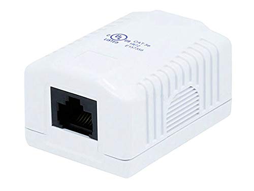 Monoprice Surface Mount Box Cat5e Single (107090), weiß Monoprice Surface Mount Box Cat5e Single (107090), weiß von Monoprice