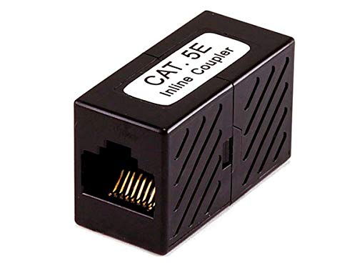 Monoprice Cat5e Inline-Kupplung, Schwarz (107283) von Monoprice