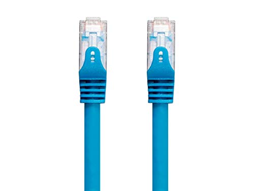 Monoprice Cat6 Ethernet-Patchkabel – 10,7 m – Blau | Snagless, RJ45, 550 MHz, UTP, CMP, Plenum, Pure Bare Copper Wire, 23 AWG – Entegrade Series von Monoprice
