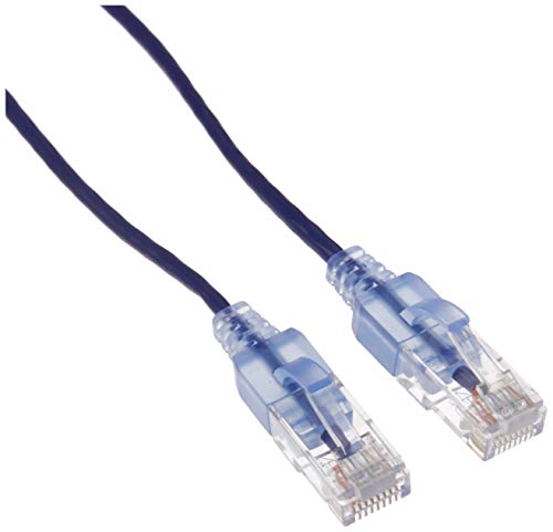 Monoprice Cat6A Ethernet-Netzwerk-Patchkabel, 6,5 m, Violett, 10 Stück von Monoprice