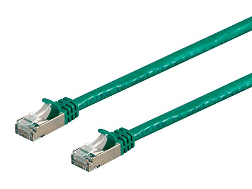 Monoprice Entegrade Series Cat7 Ethernet-Netzwerk-Patchkabel, 30,5 m, 26 AWG, geschirmt, S/FTP, Grün von Monoprice