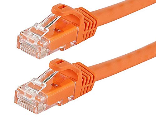 Monoprice FLEXboot Series 109870 Netzwerkkabel, Cat6, 550 MHz, UTP, blankes Kupfer, 3 m, Orange von Monoprice