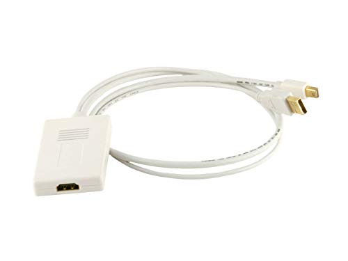 Monoprice Mini DisplayPort 1.1 Stecker/USB-Stecker Audio zu HDMI Weiblich Converting Adapter von Monoprice