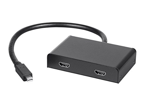 Monoprice Mini DisplayPort 1.2 auf HDMI Multi-Stream Transport (MST) Hub, Mini DP auf HDMI von Monoprice