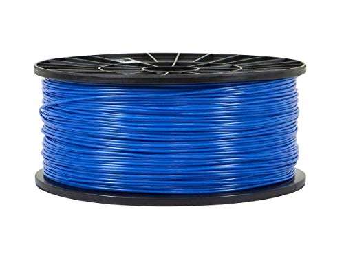 Monoprice Premium 3D-Drucker-Filament, PLA, blau, 1 kg/Spule, 1,75 mm dick, sehr geringe Schrumpfrate (0,3%) von Monoprice