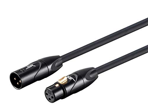 Monoprice XLR-Stecker auf XLR-Buchse, 16 AWG, vergoldet, 1,8 m Monoprice XLR-Stecker auf XLR-Buchse, 16 AWG, vergoldet, 1,8 m von Monoprice