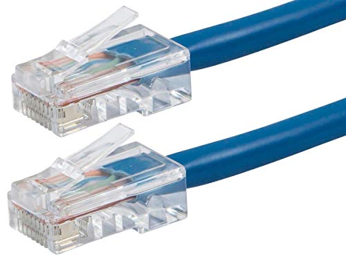 Monoprice zeroboot Serie CAT5e 24 AWG UTP Ethernet Netzwerk Patch Kabel, 3 ' blau 3ft FT von Monoprice