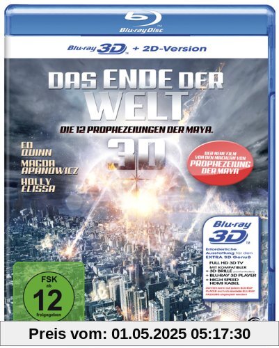 Das Ende der Welt - Die 12 Prophezeiungen der Maya [3D Blu-ray + 2D Version] von Monroe, Steven R.