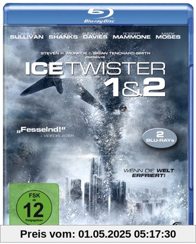 Ice Twister 1&2 - 2 eiskalte Katastrophenthriller in einer Box (2 Blu-rays) von Monroe, Steven R.