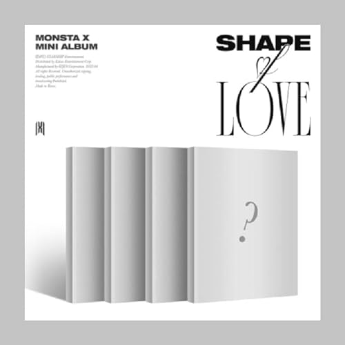 SHAPE of LOVE 11th Mini Album 4 Version SET CD+96p PhotoBook+1p PhotoCard+1p Unit PhotoCard+Tracking Sealed von Monsta x