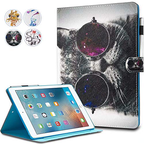 Schutzhülle für iPad Mini, Mini 2/3 Fall monstek (TM) Leder Smart Schutzhülle mit ausklappbarem Ständer Colorful Flip Wallet Schutzhülle für Apple iPad Mini 1 2 3 (Liebenswürdig, Deer) von MonsDirect