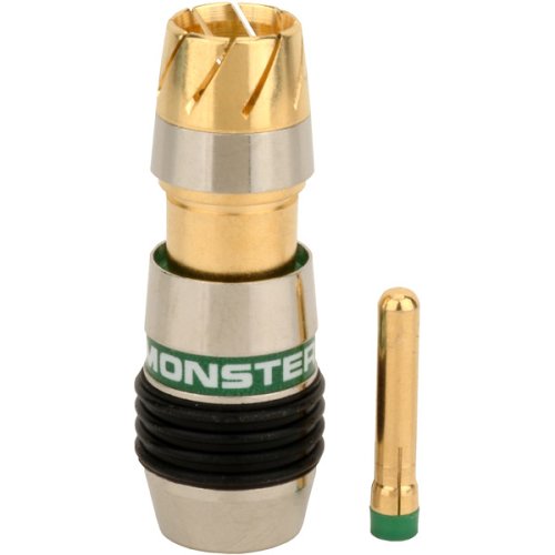 Monster Cable 126167-00 Kabeladapter Cinch RG6Q grün von Monster Cable