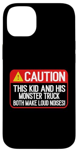 Dieses Kind und sein Monstertruck machen beide lauten Geräusch-Truck Hülle für iPhone 14 Plus von Monster Truck Gifts