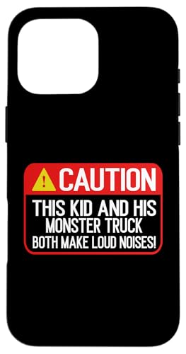 Dieses Kind und sein Monstertruck machen beide lauten Geräusch-Truck Hülle für iPhone 16 Pro Max Dieses Kind und sein Monstertruck machen beide lauten Geräusch-Truck Hülle für iPhone 16 Pro Max von Monster Truck Gifts