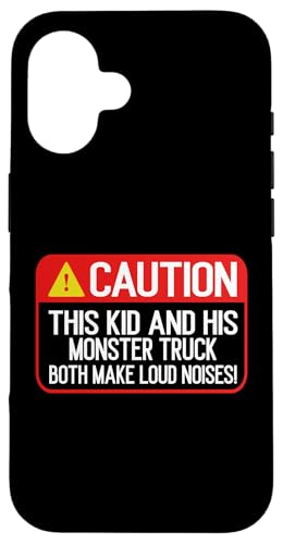 Dieses Kind und sein Monstertruck machen beide lauten Geräusch-Truck Hülle für iPhone 16 Dieses Kind und sein Monstertruck machen beide lauten Geräusch-Truck Hülle für iPhone 16 von Monster Truck Gifts