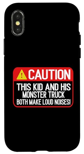 Dieses Kind und sein Monstertruck machen beide lauten Geräusch-Truck Hülle für iPhone X/XS Dieses Kind und sein Monstertruck machen beide lauten Geräusch-Truck Hülle für iPhone X/XS von Monster Truck Gifts