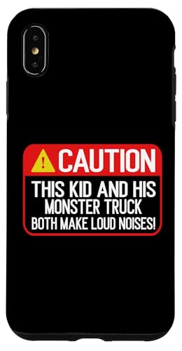 Dieses Kind und sein Monstertruck machen beide lauten Geräusch-Truck Hülle für iPhone XS Max Dieses Kind und sein Monstertruck machen beide lauten Geräusch-Truck Hülle für iPhone XS Max von Monster Truck Gifts