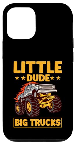 Kleiner Kerl, große Trucks, Monster Truck Hülle für iPhone 12/12 Pro von Monster Truck Gifts