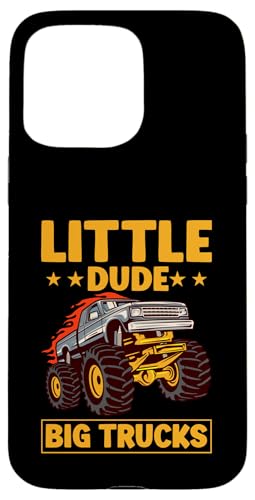 Kleiner Kerl, große Trucks, Monster Truck Hülle für iPhone 15 Pro Max von Monster Truck Gifts