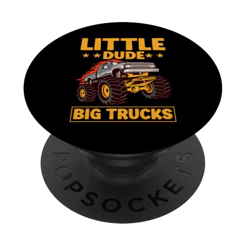 Kleiner Kerl, große Trucks, Monster Truck PopSockets Klebender PopGrip Kleiner Kerl, große Trucks, Monster Truck PopSockets Klebender PopGrip von Monster Truck Gifts