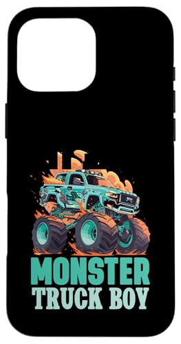 Monstertruck Junge Monstertruck Hülle für iPhone 16 Pro Max Monstertruck Junge Monstertruck Hülle für iPhone 16 Pro Max von Monster Truck Gifts