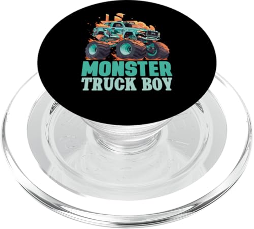 Monstertruck Junge Monstertruck PopSockets PopGrip für MagSafe Monstertruck Junge Monstertruck PopSockets PopGrip für MagSafe von Monster Truck Gifts