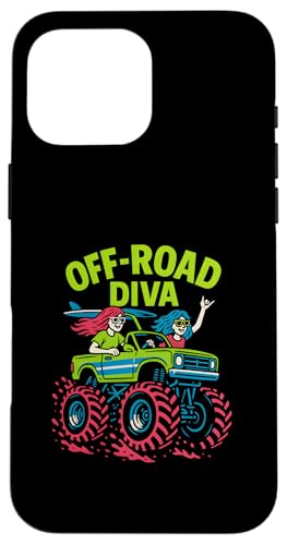 Cute Off-Road Diva Damen Monster Truck Cute Girls Hülle für iPhone 16 Pro Max Cute Off-Road Diva Damen Monster Truck Cute Girls Hülle für iPhone 16 Pro Max von Monster Truck Magic - Boys and Girls Truck Apparel
