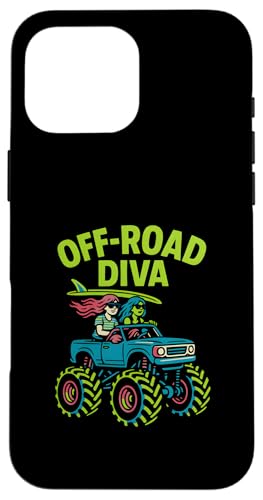 Cute Off-Road Diva Damen Monster Truck Cute Girls Hülle für iPhone 16 Pro Max von Monster Truck Magic - Boys and Girls Truck Apparel