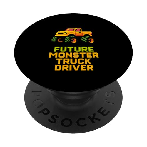 Kids Future Monster Truck Driver, süße Geburtstagsfeier für Jungen PopSockets Klebender PopGrip Kids Future Monster Truck Driver, süße Geburtstagsfeier für Jungen PopSockets Klebender PopGrip von Monster Truck Magic - Boys and Girls Truck Apparel