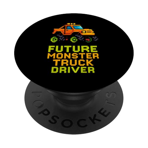 Kids Future Monster Truck Driver, süße Geburtstagsfeier für Jungen PopSockets Klebender PopGrip Kids Future Monster Truck Driver, süße Geburtstagsfeier für Jungen PopSockets Klebender PopGrip von Monster Truck Magic - Boys and Girls Truck Apparel